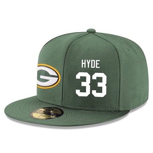 NFL Green Bay Packers #33 Micah Hyde Stitched Snapback Adjustable Player Hat - Green/White